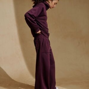 American Eagle Everyday Luxe Oversized Hoodie & Wide Leg Sweatpant - L